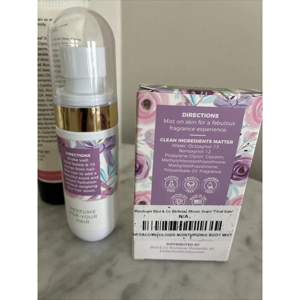 Mixologie Bird Luxury Lotion, Shimmer Body Mist And Hair Mist For Girls & Tweens